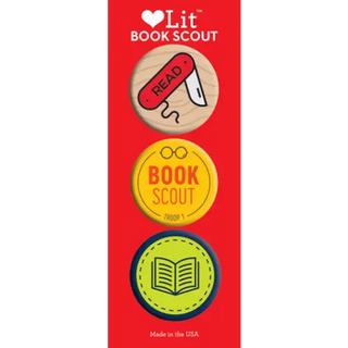 Book Scout 3 - Button Assortment - LoveLit Trade