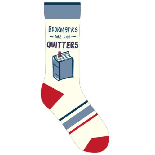 Bookmarks Are for Quitters Socks
