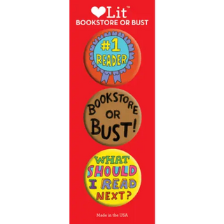 Bookstore or Bust 3 - Button Assortment - LoveLit Trade