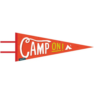 Camp On (large pennant) - Spumoni Trade