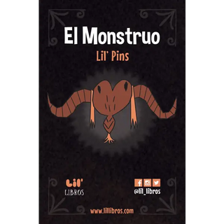 Kid del Toro Monster Enamel Pin - Lil’ Libros - Distribution