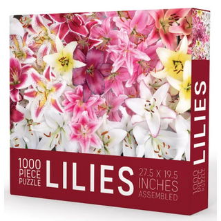 Lilies Puzzle 1000 Piece - LoveLit Trade