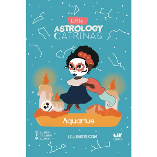 Little Astrology Catrinas: Aquarius Enamel Pin - Lil’