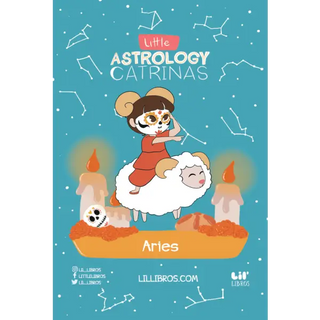 Little Astrology Catrinas: Aries Enamel Pin - Lil’ Libros