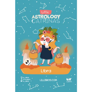 Little Astrology Catrinas: Libra Enamel Pin - Lil’ Libros