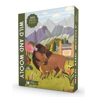 Wild and Wooly Puzzle 500 Piece - Gibbs Smith Gift
