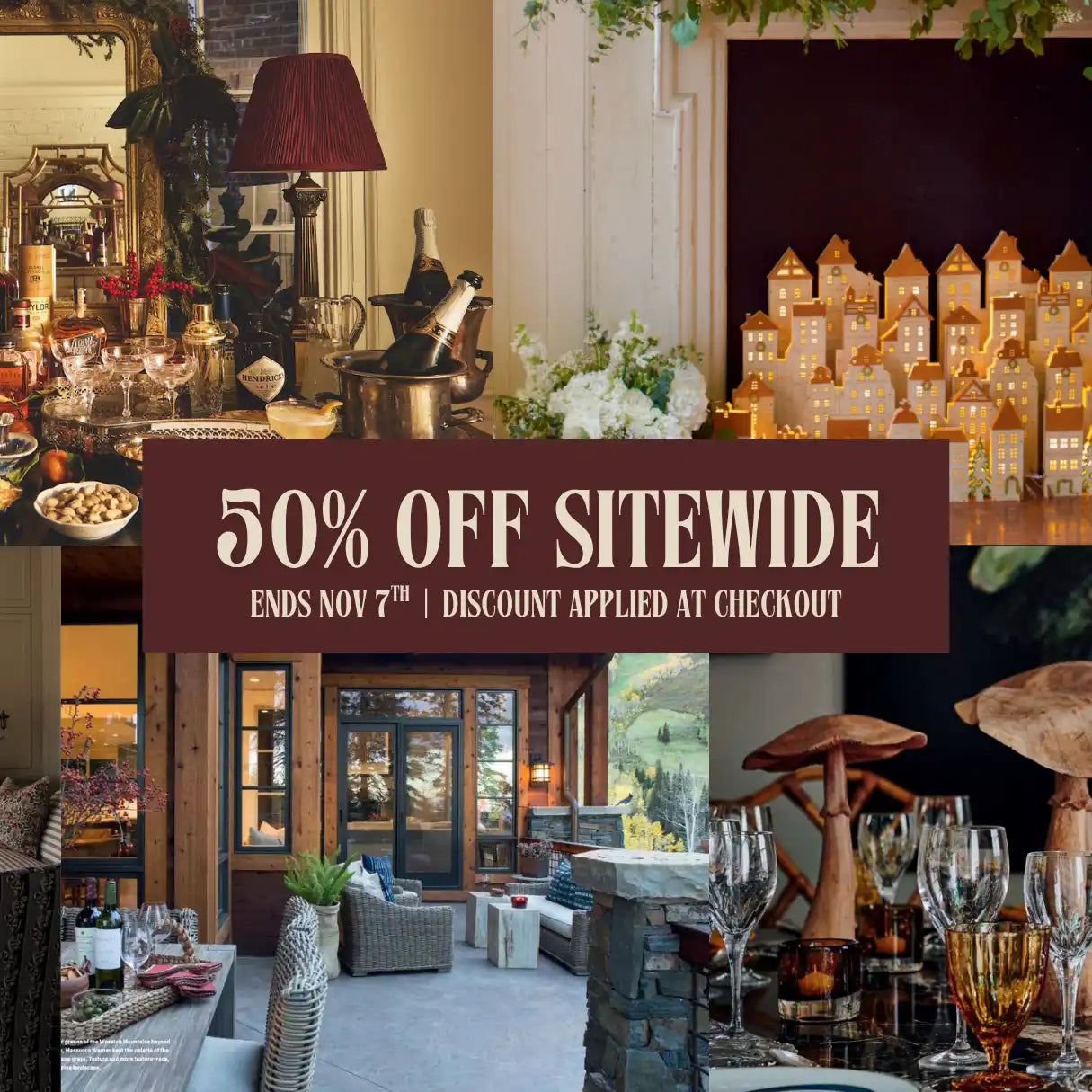 50% off sitewide, ends nov 7th | discount applied at checkout.