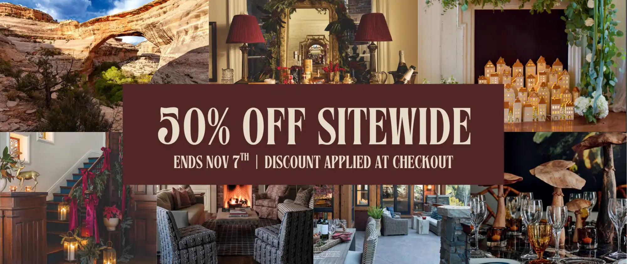 50% off sitewide, ends nov 7th.