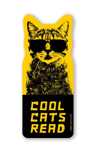 Cool Cats Read Sticker