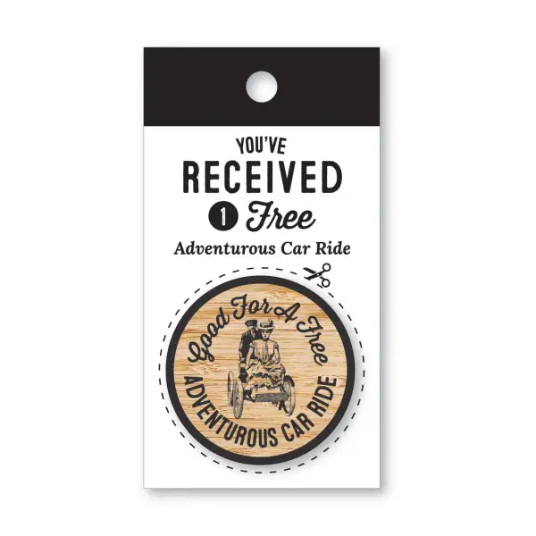 Adventurous Car Ride Wooden Nickel - Spumoni - Trade