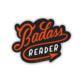 Badass Reader Sticker