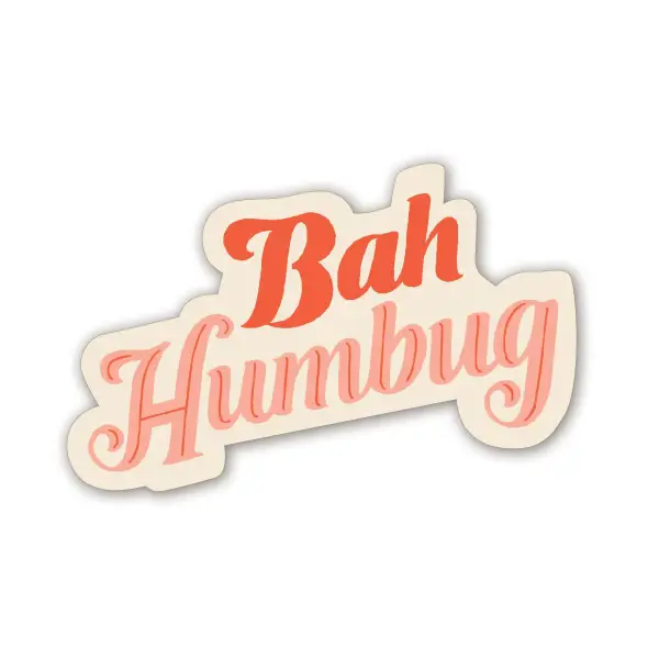 Bah Humbug Sticker - Spumoni Trade
