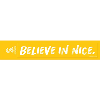 Believe in Nice Bumper Sticker - Spumoni Trade