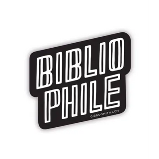 Bibliophile (stacked) Sticker