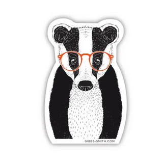 Book Badger Sticker