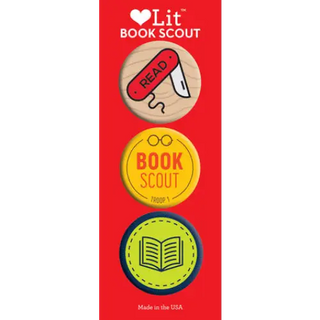 Book Scout 3-Button Assortment - LoveLit - Trade