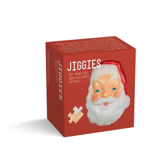 Bright Santa Jiggie Puzzle 45 Piece - Gibbs Smith Gift