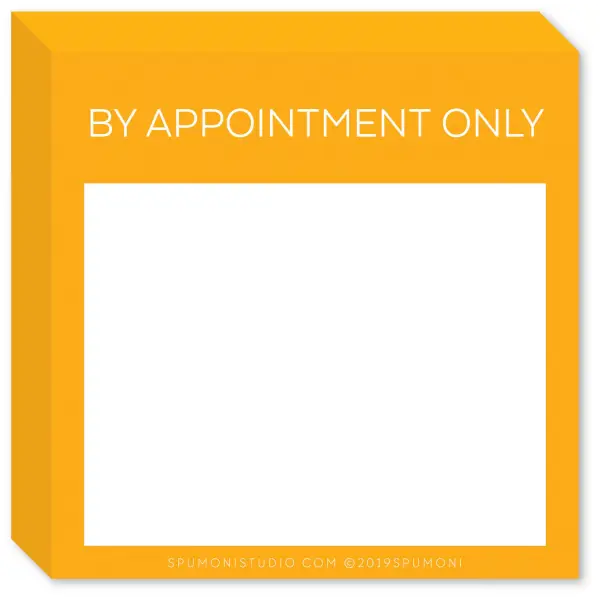 By Appointment Only (Memo Sticky Pads)