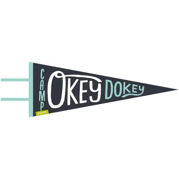 Camp Okey Dokey (large pennant) - Spumoni - Trade