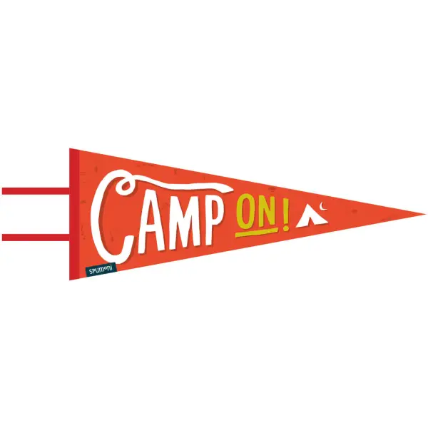 Camp On (large pennant) - Spumoni - Trade