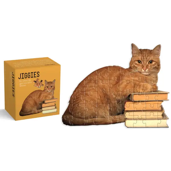 Cat Reader Jiggie Puzzle 81 Piece