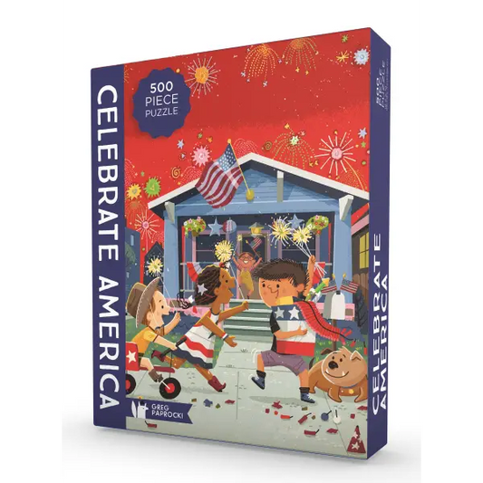 Celebrate America Puzzle 500 Piece - Gibbs Smith Gift