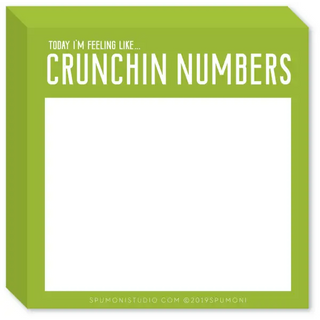 Crunchin Numbers (Memo Sticky Pads)