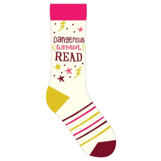 Dangerous Women Read Socks