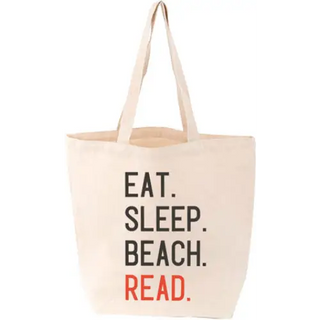 Eat. Sleep. Beach. Read. Tote - LoveLit Trade
