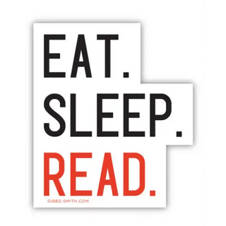 Eat. Sleep. Read. Sticker