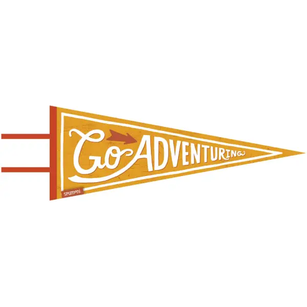 Go Adventuring (large pennant) - Spumoni - Trade