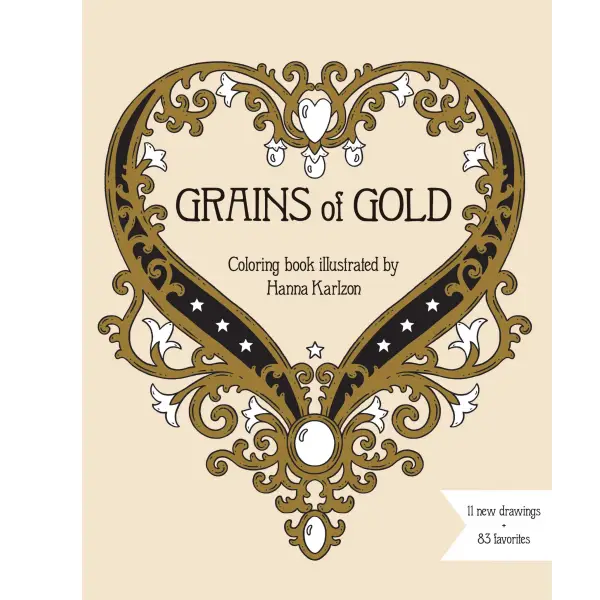 Grains of Gold Coloring Book - Gibbs Smith _inventoryItem