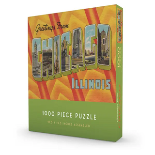 Greetings from Chicago Puzzle 1000 Piece