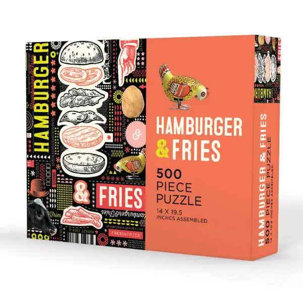 Hamburger & Fries Puzzle 500 Piece