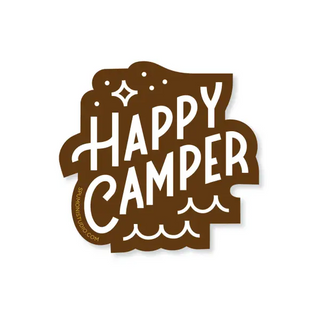 Happy Camper Sticker