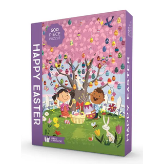 Happy Easter Puzzle 500 Piece - Gibbs Smith Gift - Trade