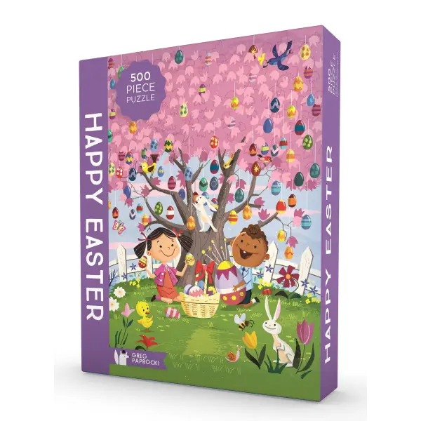 Happy Easter Puzzle 500 Piece - Gibbs Smith Gift Trade