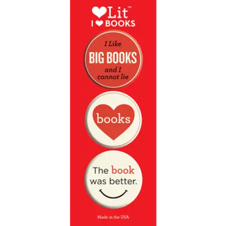 Heart Books 3-Button Assortment - LoveLit - Trade