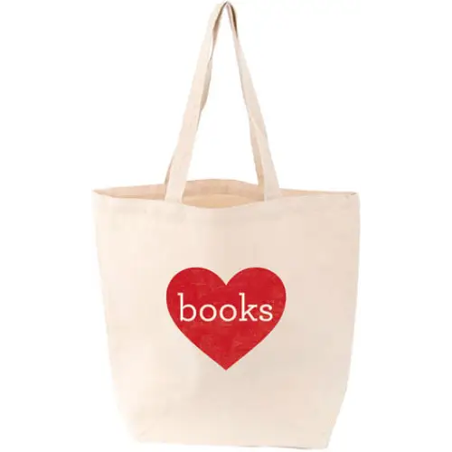 Heart Books Tote - LoveLit - Trade