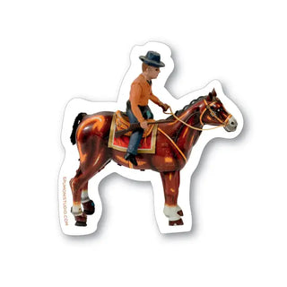 Horsin’ Around Cowboy Sticker - Spumoni - Trade