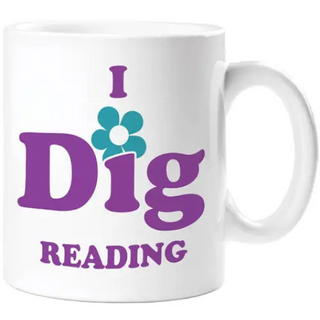 I Dig Reading Mug - LoveLit - _inventoryItem