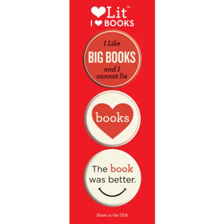 I Heart Books 3 - Button Assortment - LoveLit Trade