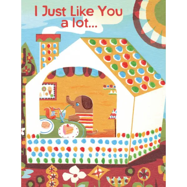 I Just Like You a Lot (Palentines Hangable Postcard)