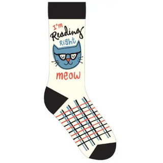 I’m Reading Right Meow Socks