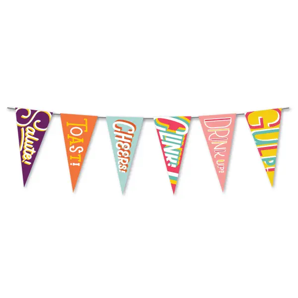 Instant Cheer Mini-Pennant Banner