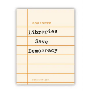 Libraries Save Democracy Sticker - LoveLit - _inventoryItem