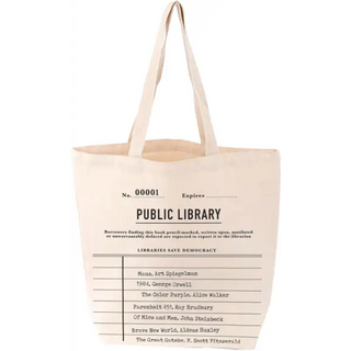 Libraries Save Democracy Tote - Gibbs Smith Gift - Trade