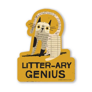 Literr-ary Genius Sticker