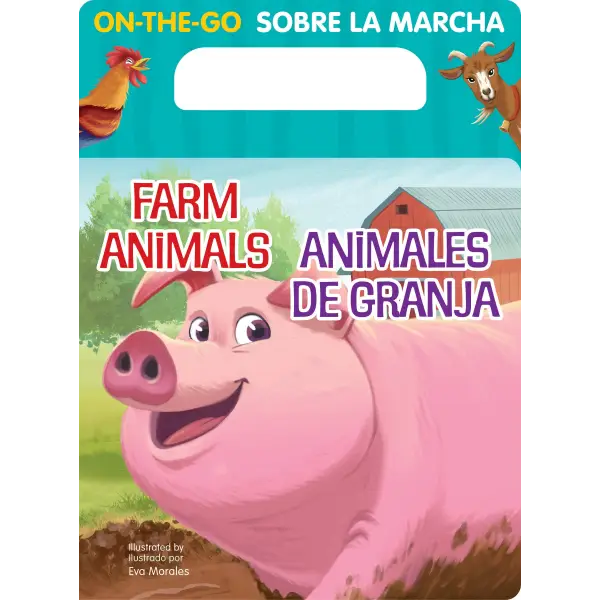 On-the-Go Farm Animals Bilingual Spanish