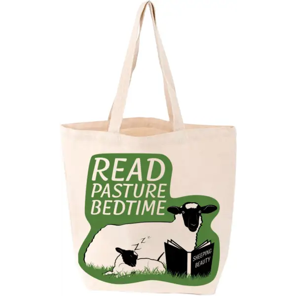 Read Pasture Bedtime Barn Sheep Tote